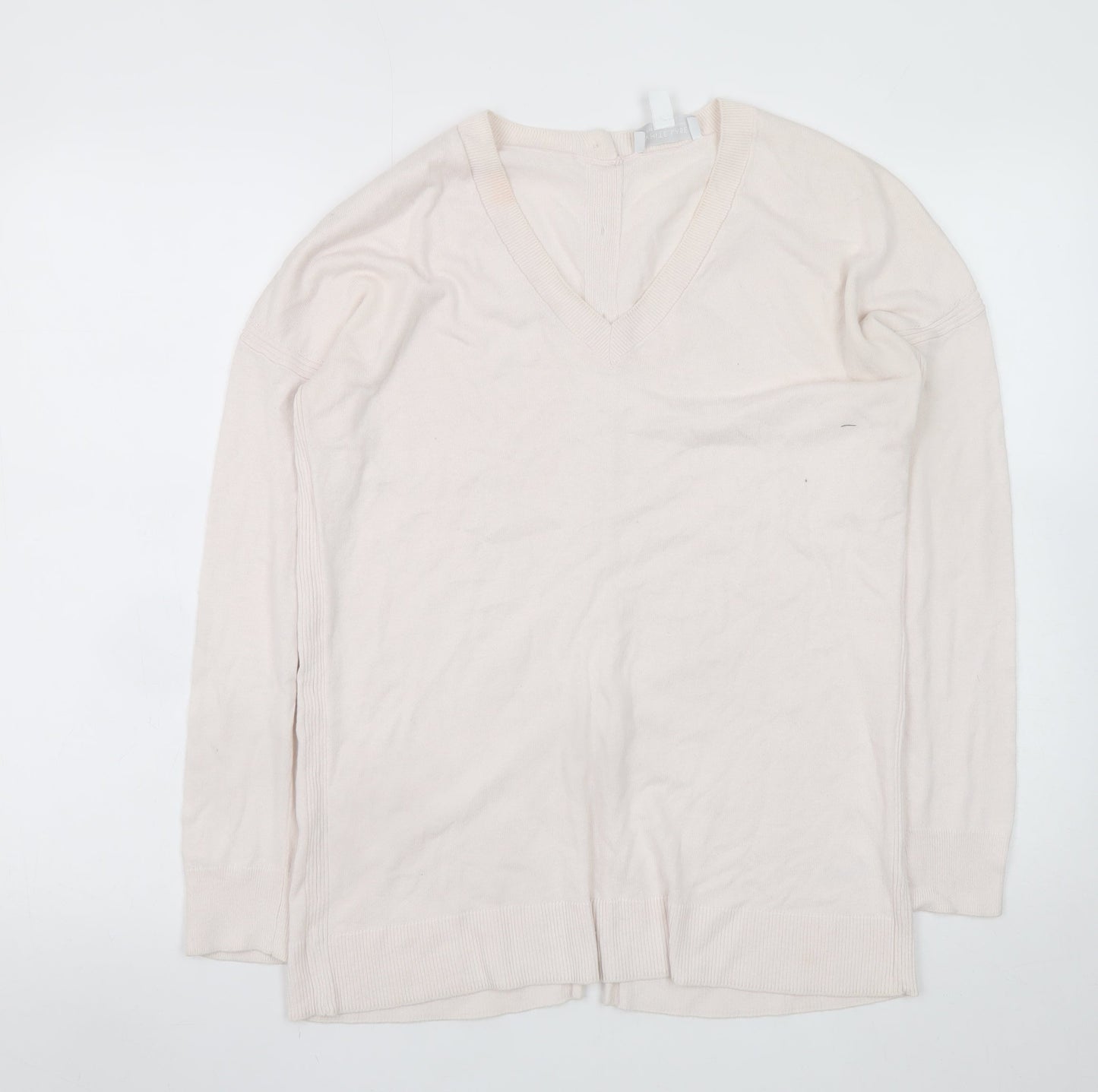 Womens UK Size 8 The White Company Ivory Cardigan Jumper