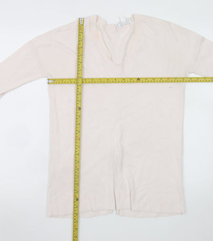 Womens UK Size 8 The White Company Ivory Cardigan Jumper