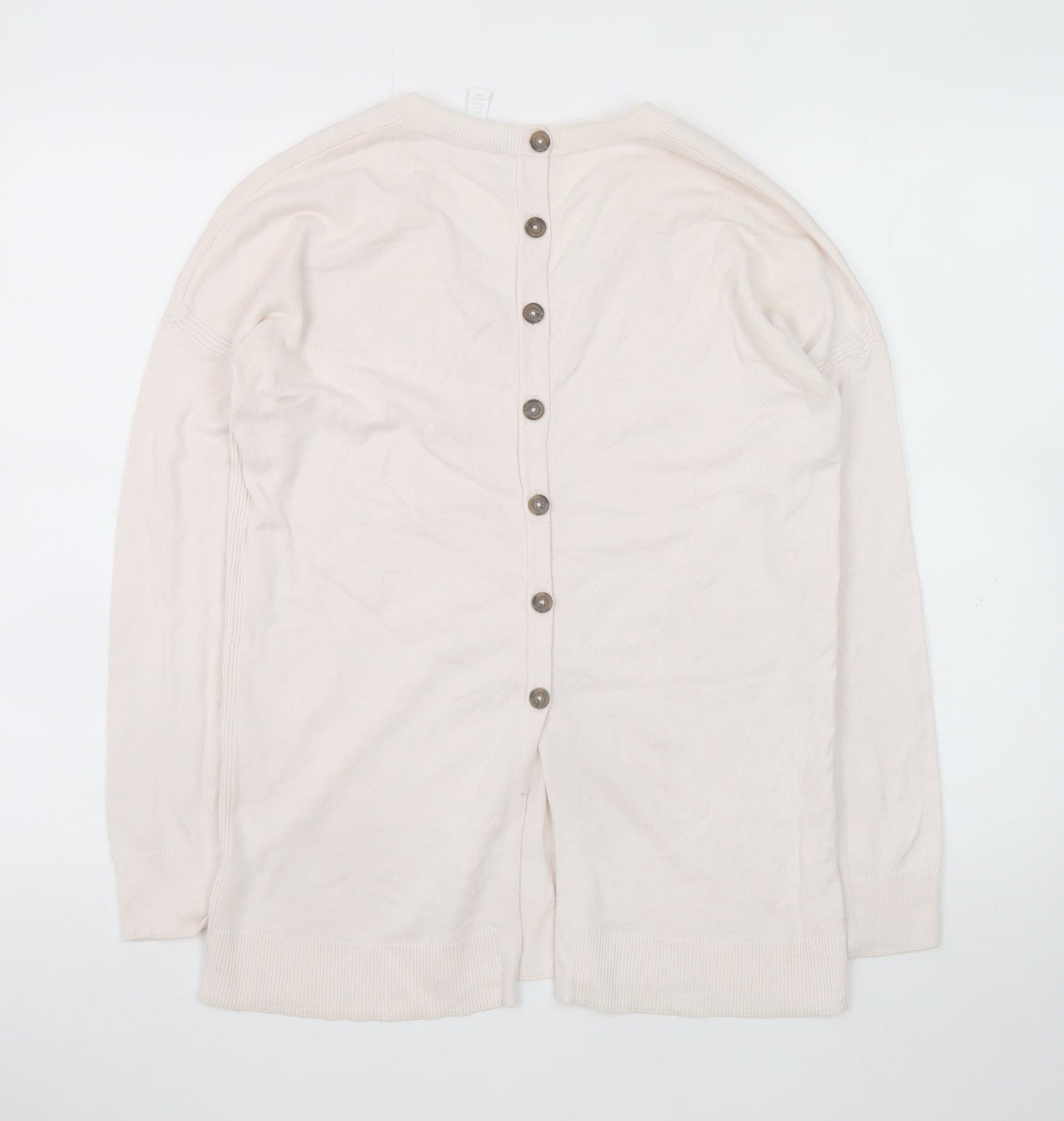 Womens UK Size 8 The White Company Ivory Cardigan Jumper