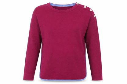 Womens UK Size 8 White Stuff Purple Pullover Jumper