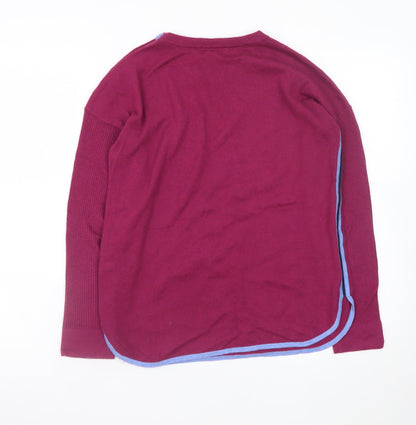Womens UK Size 8 White Stuff Purple Pullover Jumper