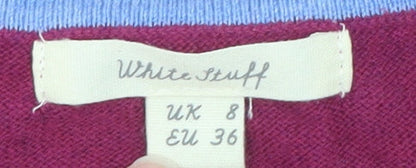 Womens UK Size 8 White Stuff Purple Pullover Jumper