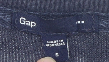 Mens UK Size S Gap Blue Pullover Jumper