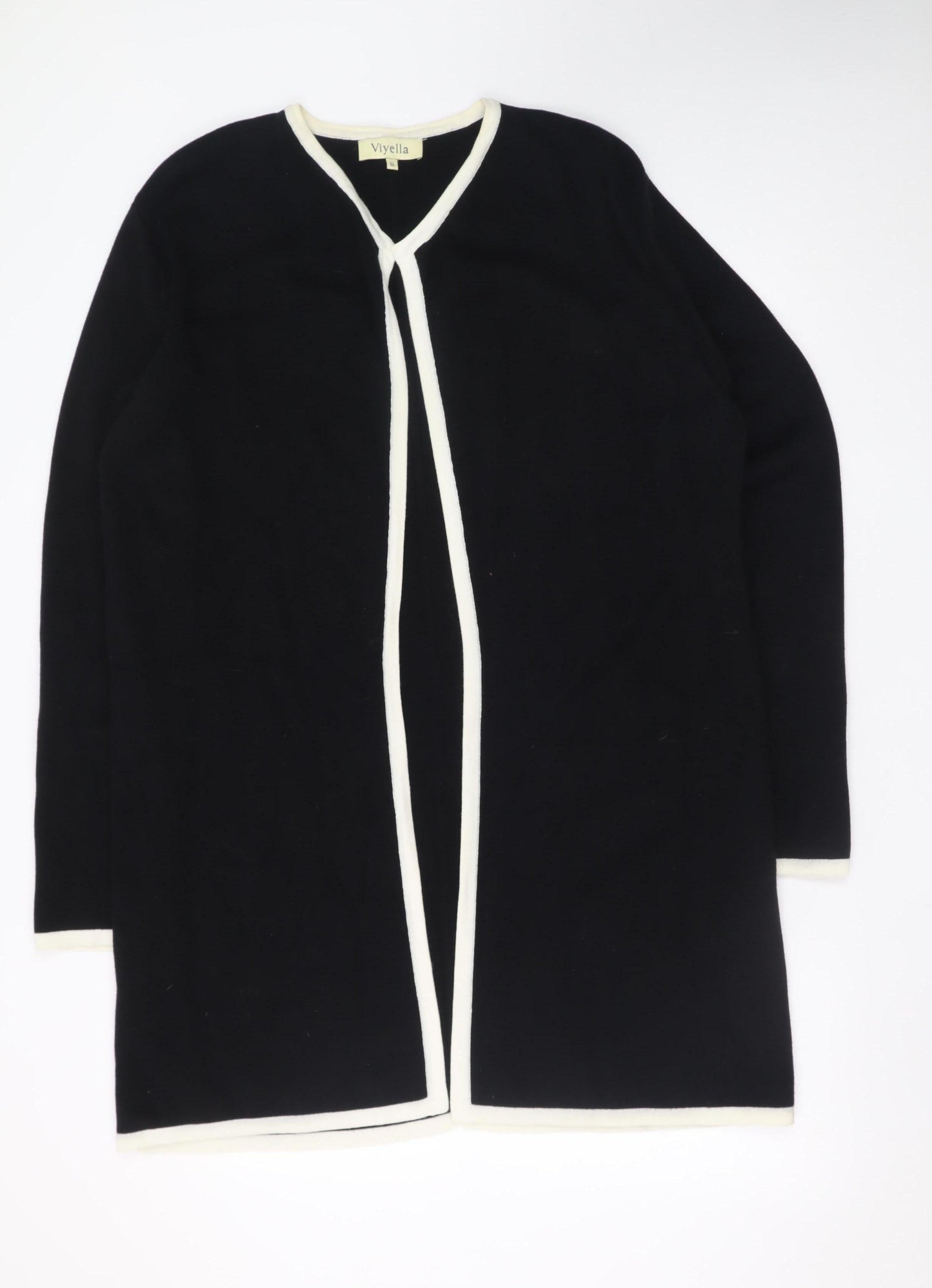 Womens UK Size XL Viyella Black Cardigan Jumper