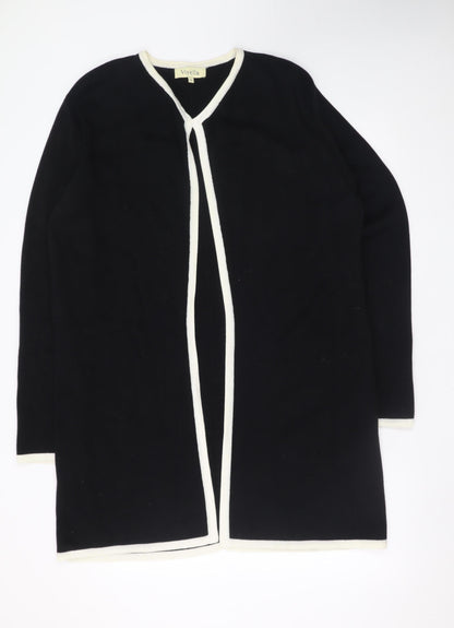 Womens UK Size XL Viyella Black Cardigan Jumper