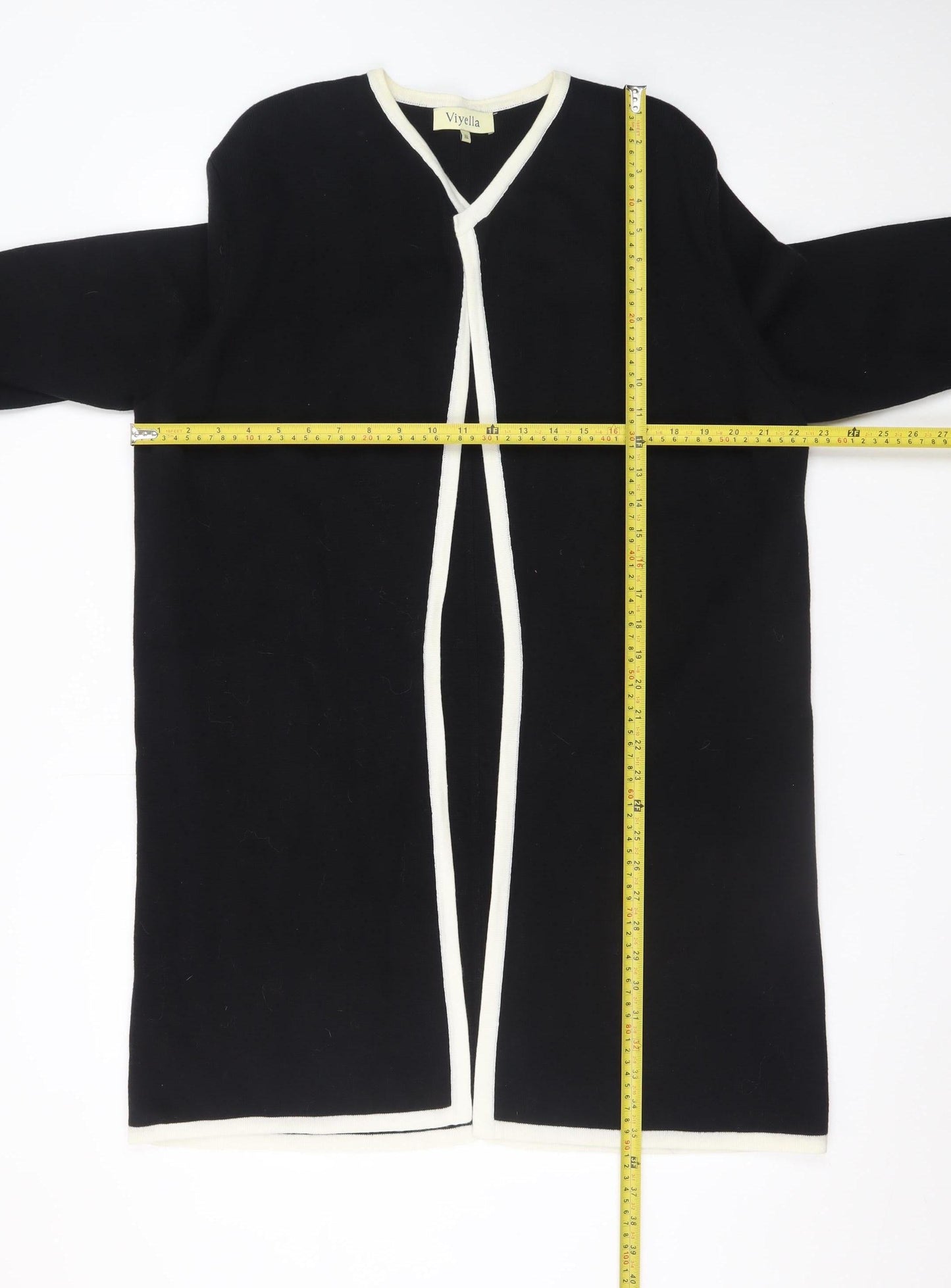 Womens UK Size XL Viyella Black Cardigan Jumper