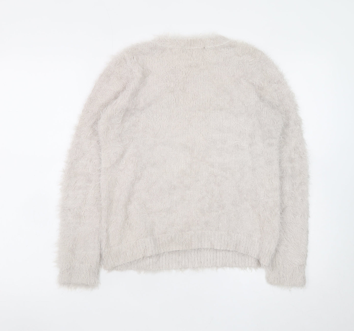 Womens UK Size 8 Marks and Spencer Ivory Pullover Jumper