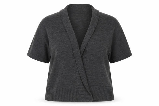 Womens UK Size 2XL Nina Leonard Grey Cardigan Jumper