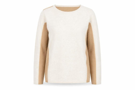 Womens UK Size 12 Hobbs Beige Pullover Jumper