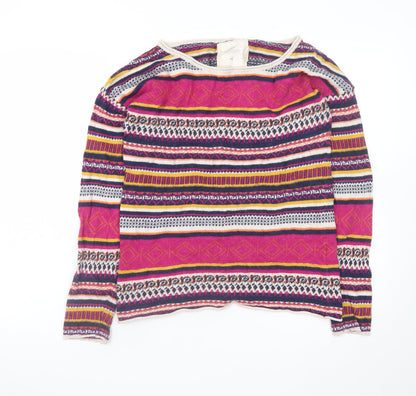 Womens UK Size S H&M Multicoloured Pullover Jumper