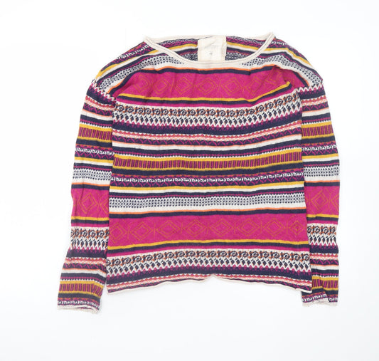 Womens UK Size S H&M Multicoloured Pullover Jumper