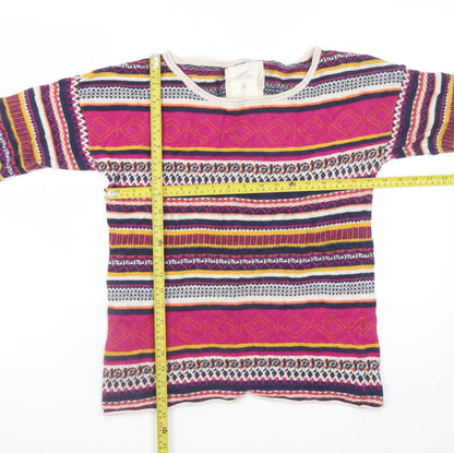 Womens UK Size S H&M Multicoloured Pullover Jumper
