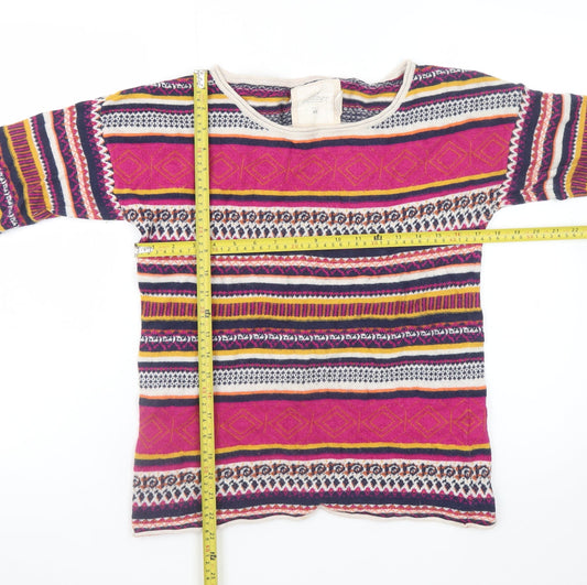 Womens UK Size S H&M Multicoloured Pullover Jumper