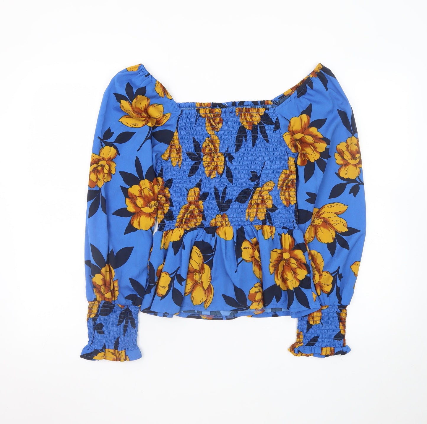 Womens UK Size 6 NEXT Blue Tunic Blouse