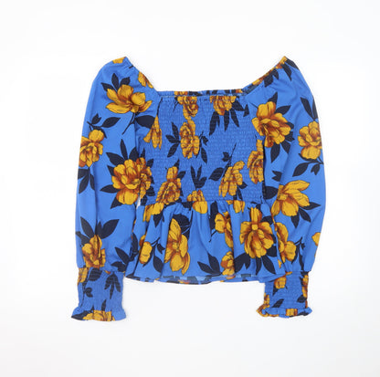 Womens UK Size 6 NEXT Blue Tunic Blouse