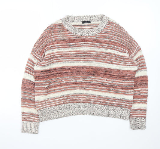 Womens UK Size 14 M&Co Pink Pullover Jumper