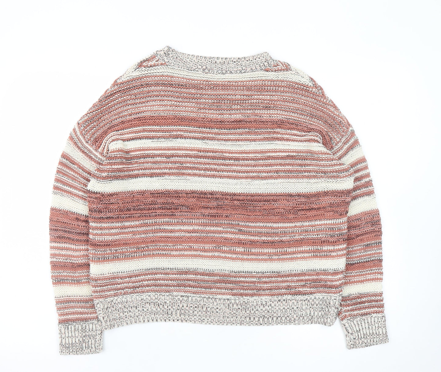 Womens UK Size 14 M&Co Pink Pullover Jumper