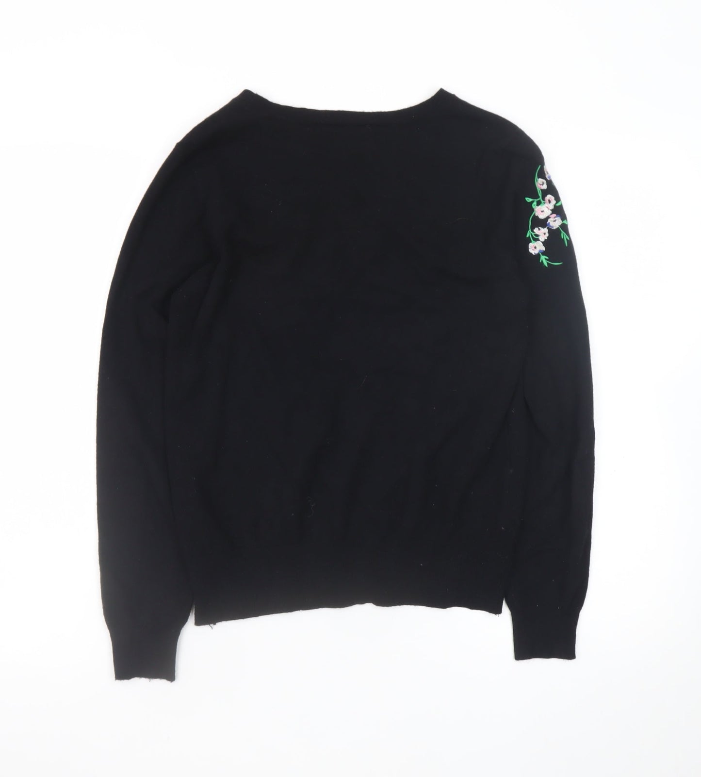 Womens UK Size 12 Oasis Black Pullover Jumper
