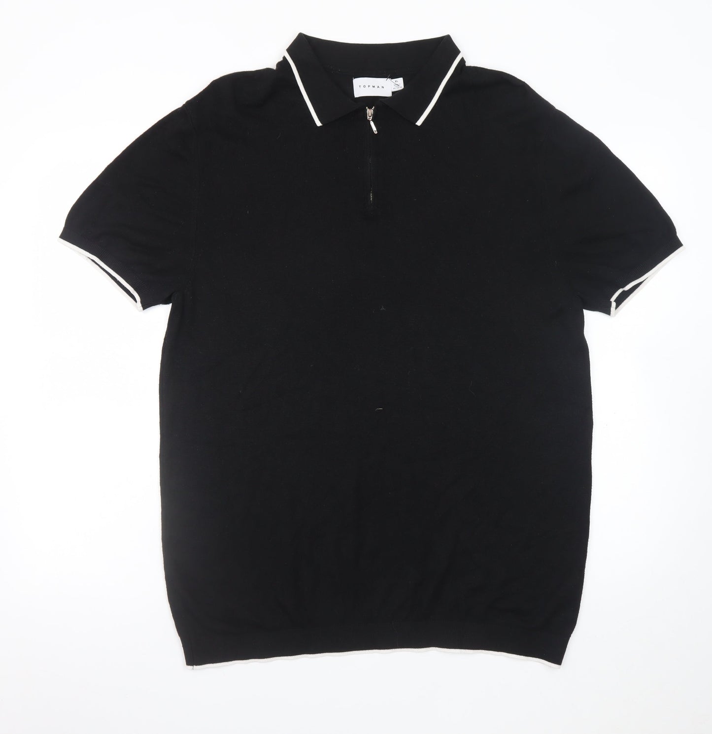 Mens UK Size XL Topman Black  T-Shirt