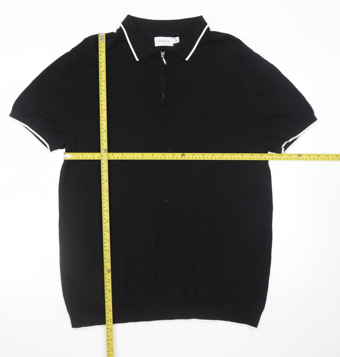 Mens UK Size XL Topman Black  T-Shirt