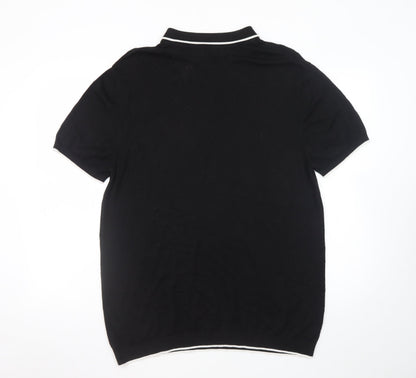 Mens UK Size XL Topman Black  T-Shirt