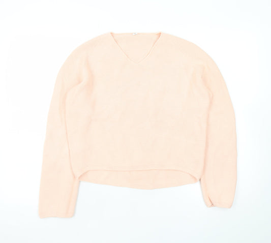 Womens UK Size XS Uniqlo Beige Pullover Jumper