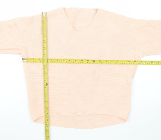 Womens UK Size XS Uniqlo Beige Pullover Jumper