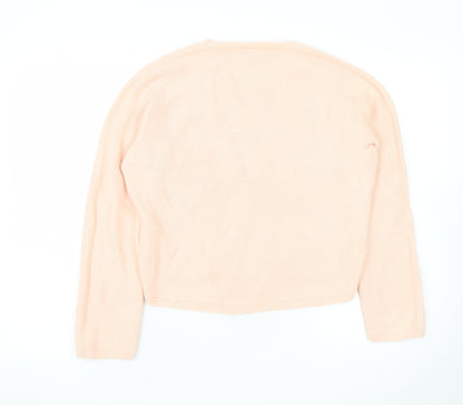 Womens UK Size XS Uniqlo Beige Pullover Jumper