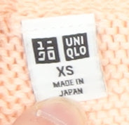 Womens UK Size XS Uniqlo Beige Pullover Jumper