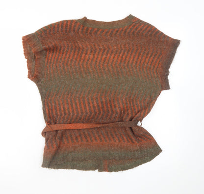 Womens UK Size L Mexx Brown Cardigan Jumper