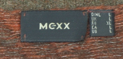 Womens UK Size L Mexx Brown Cardigan Jumper