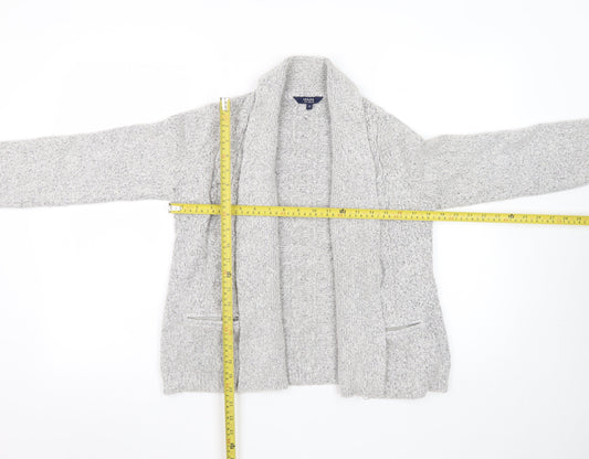 Womens UK Size 12 Maine New England Grey Cardigan Jumper