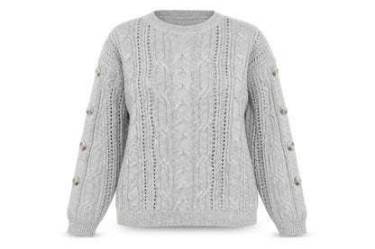Womens UK Size 12 Marks and Spencer Grey Pullover Jumper