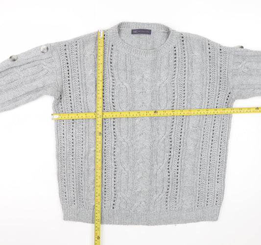 Womens UK Size 12 Marks and Spencer Grey Pullover Jumper