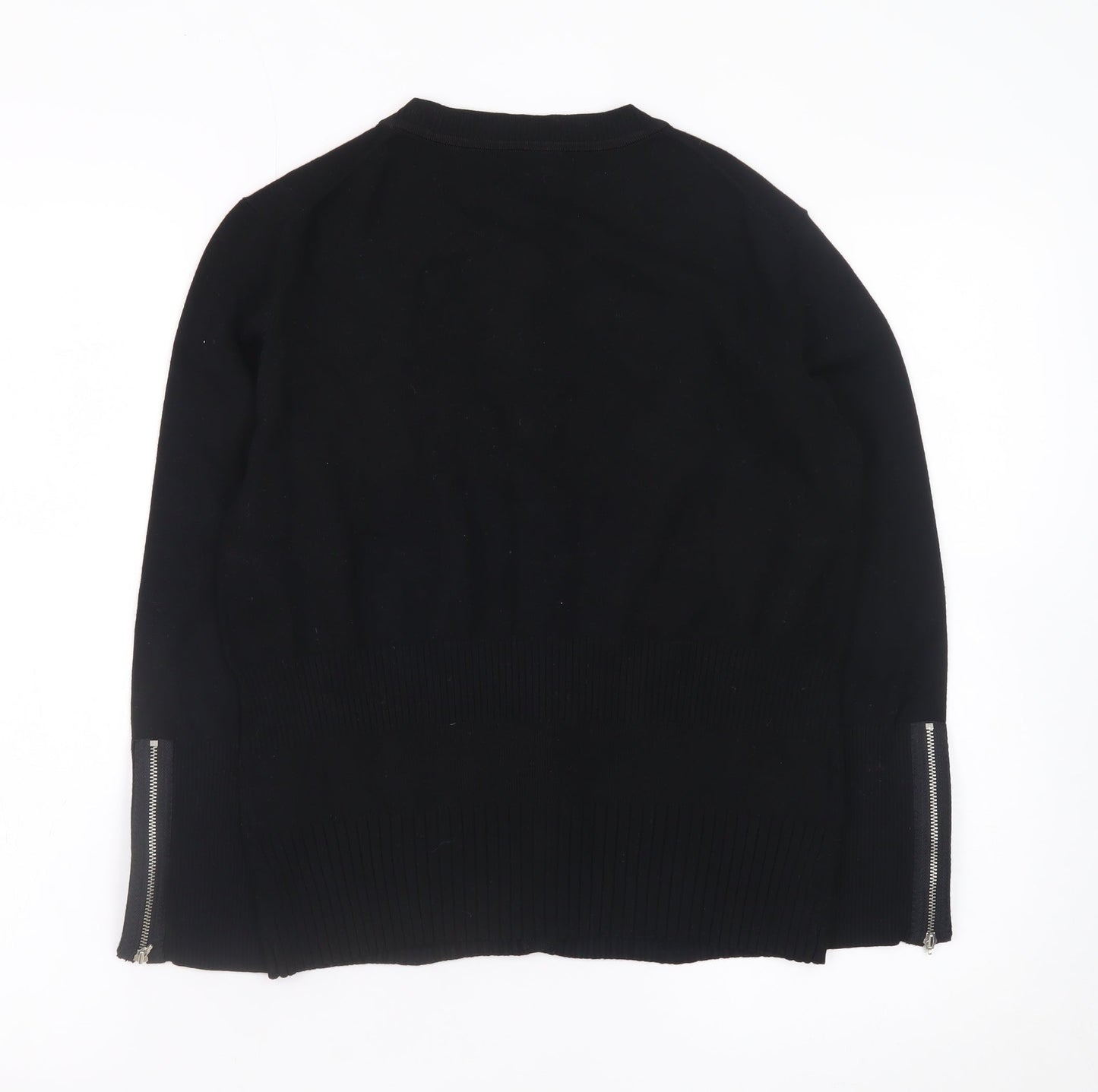 Karen Millen Women's Black Size 8 Slim Knit Cardigan