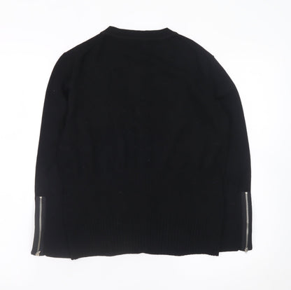 Karen Millen Women's Black Size 8 Slim Knit Cardigan