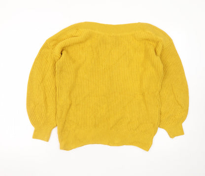 Womens UK Size S NEXT Yellow Pullover Jumper