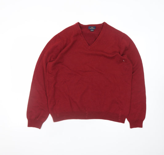 Mens UK Size L Brooks Brothers Red Pullover Jumper