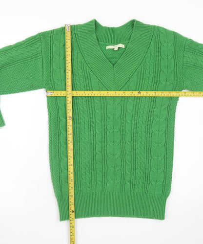 Womens UK Size XS NEXT Green Pullover Jumper