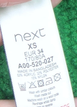Womens UK Size XS NEXT Green Pullover Jumper