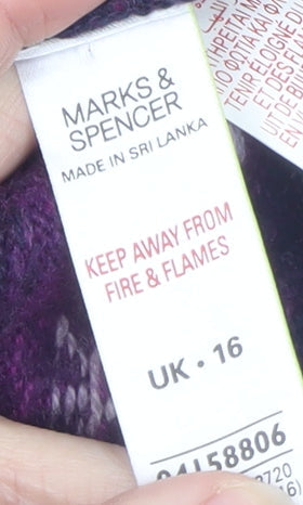 Womens UK Size 16 Marks and Spencer Jumper Dress