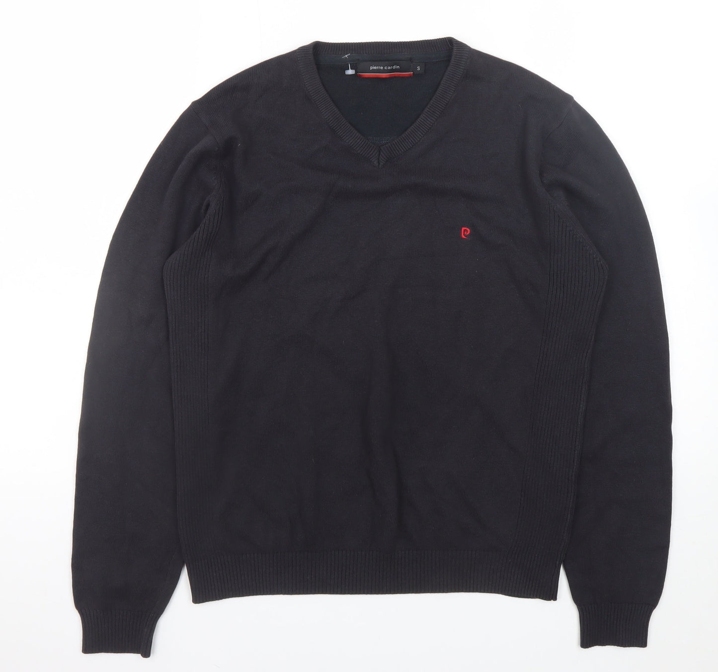 Mens UK Size S Pierre Cardin Black Pullover Jumper