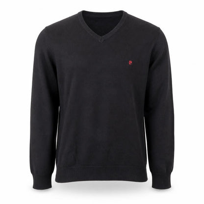 Mens UK Size S Pierre Cardin Black Pullover Jumper