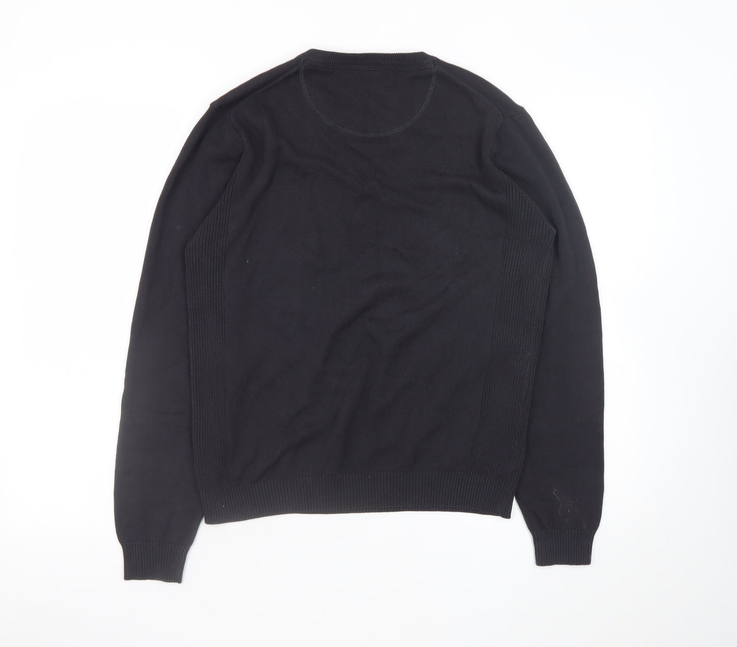Mens UK Size S Pierre Cardin Black Pullover Jumper