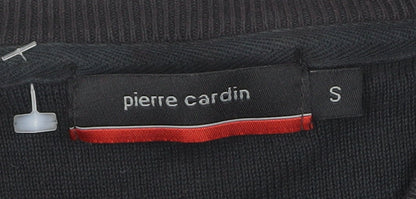 Mens UK Size S Pierre Cardin Black Pullover Jumper