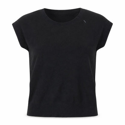 LOFT Women’s Black XS Basic Cotton Short Sleeve Top