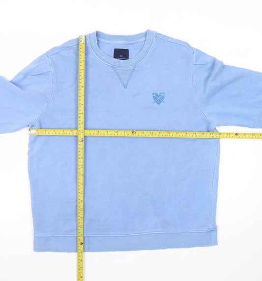 Crew Clothing Company Women's Blue Size 12 Cotton Sweatshirt