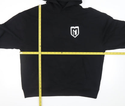 Stanley/Stella Men's Black L Pullover Hoodie with Logo Print