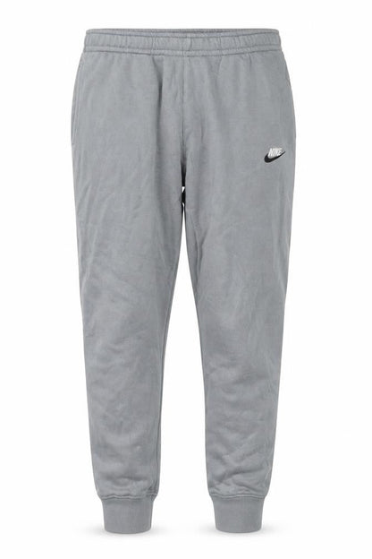 Nike Men's Grey Jogger Sweatpants M Regular Fit Fleece Tapered