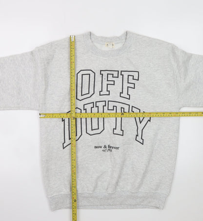 River Island Women’s Grey Graphic Pullover Sweatshirt Size S
